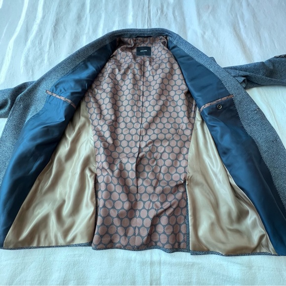 Pierre Cardin Men’s Lightweight Semi Fitted Sport Coat Blazer Jacket Blue Sz 50 - Picture 10 of 12